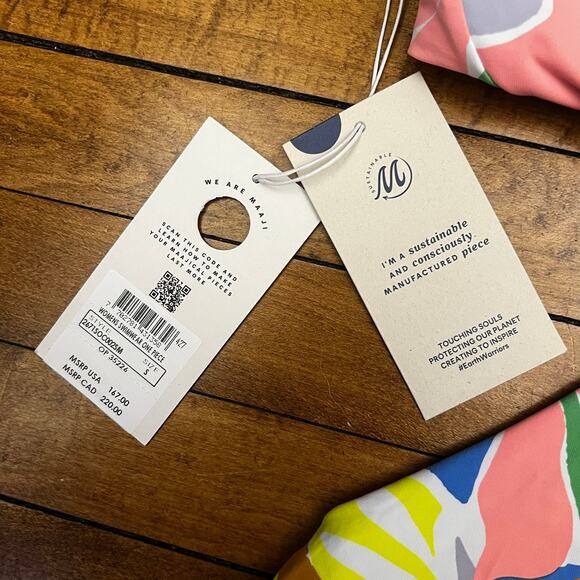 Maaji Selvatik Mimi Reversible One Piece Swimsuit sz S NEW WITH TAGS $167 - Picture 8 of 11